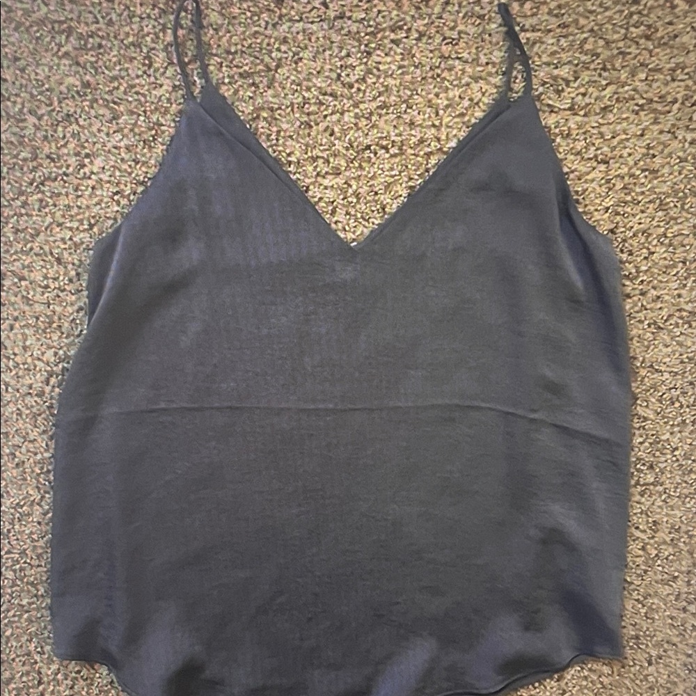 Express Black V-Neck Spaghetti Strap Cami